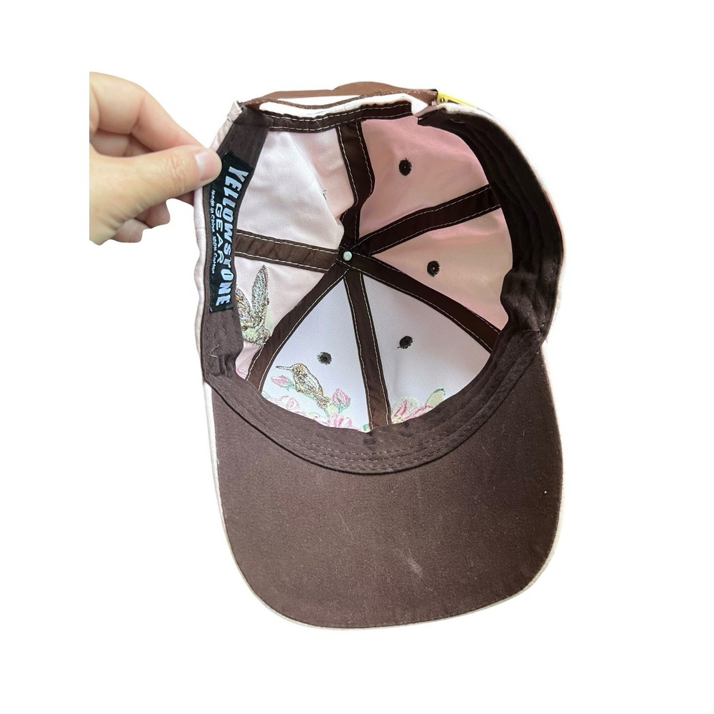 Polar Graphics USA Hummingbird Embroidered Cap with Pink Strapback - Picture 6 of 12